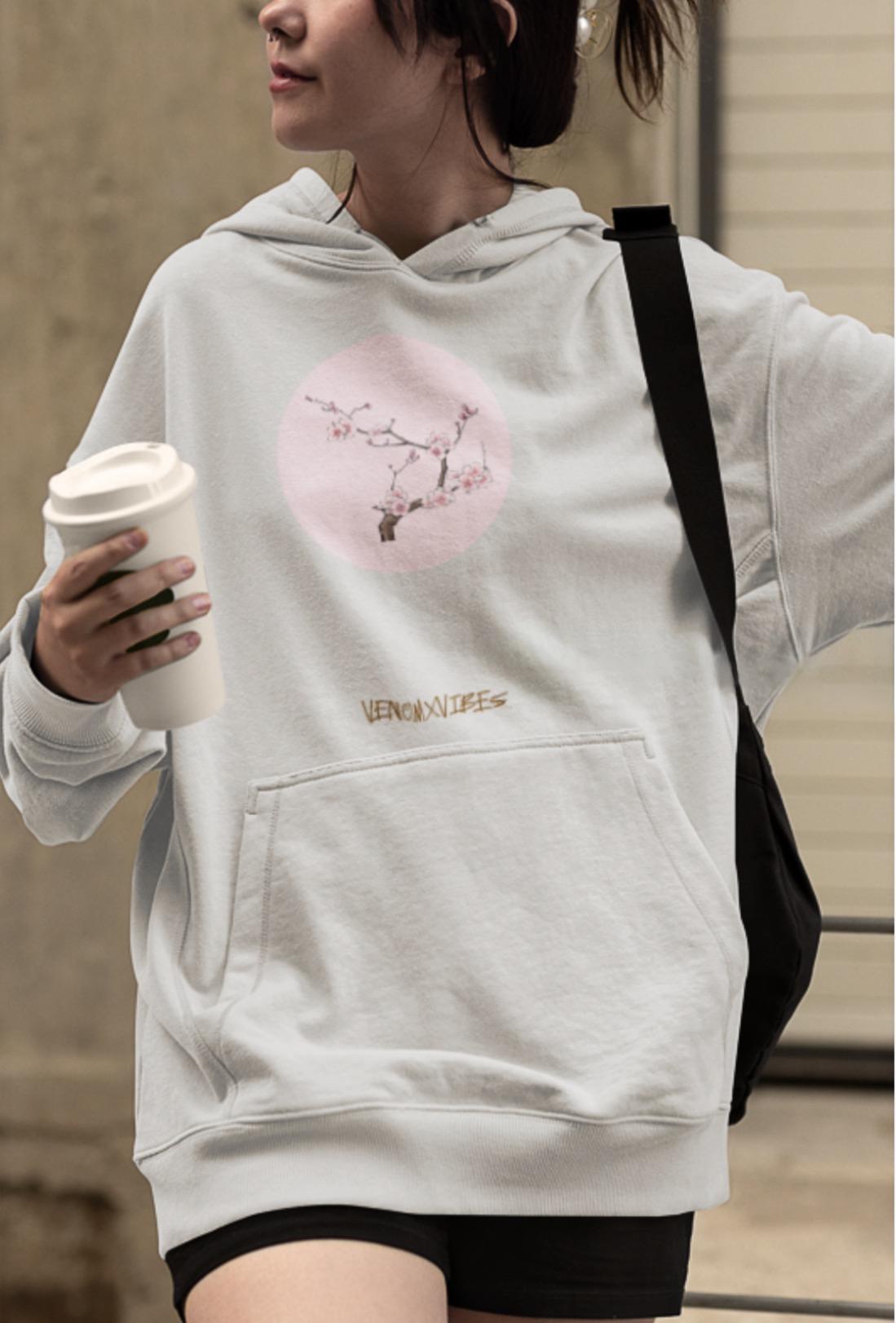 VENOMXVIBES® “Bloom through Stillness” Hoodie